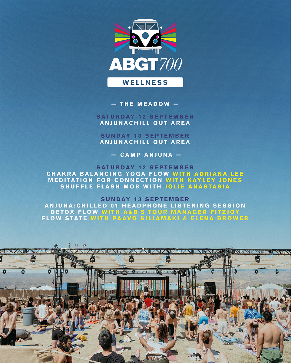 ABGT700 Wellness schedule — September 12-13